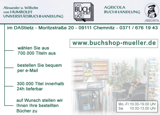 Agricola Buchhandlung Chemnitz im Kulturkaufhaus DAStietz